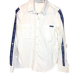 Calvin Klein jeans S/P button down women's shirt